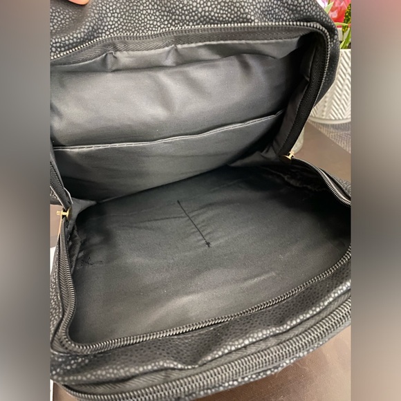 🆕 Benoss Milan Limited Edition PVC Leather Black Backpack. Brand New In Plastic - Picture 7 of 16